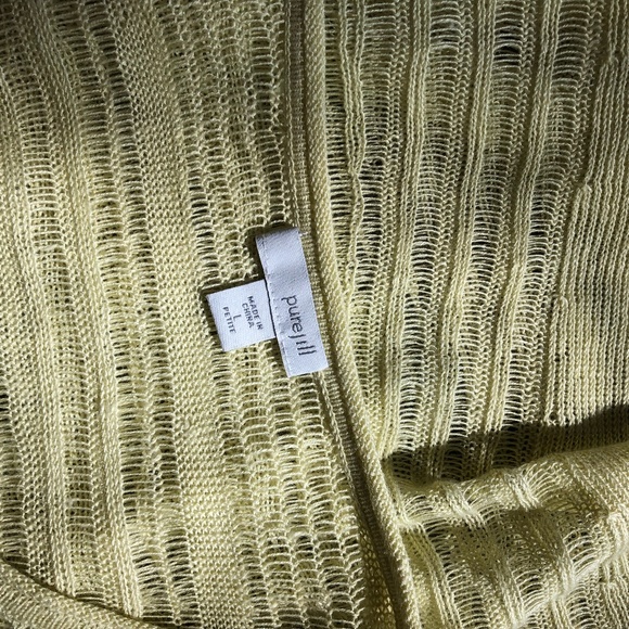 SOLD Pure J.Jill T-shirt / cover-up - Picture 5 of 7